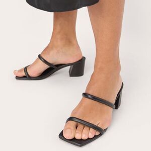 Everlane Double Strap Shoes 6.5 Black